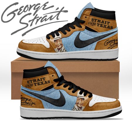 George Strait AJ1 High Sneakers Shoes For Men And Women