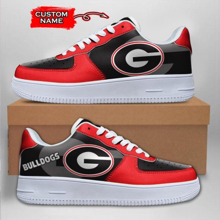 Georgia Bulldogs NCAA Air Low-Top Sneakers Shoes For Men And Women