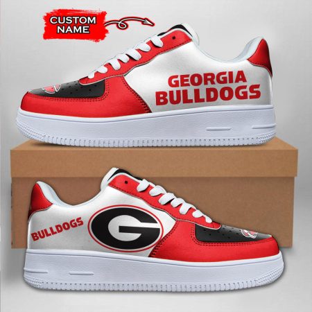 Georgia Bulldogs NCAA Air Low-Top Sneakers Shoes For Men And Women