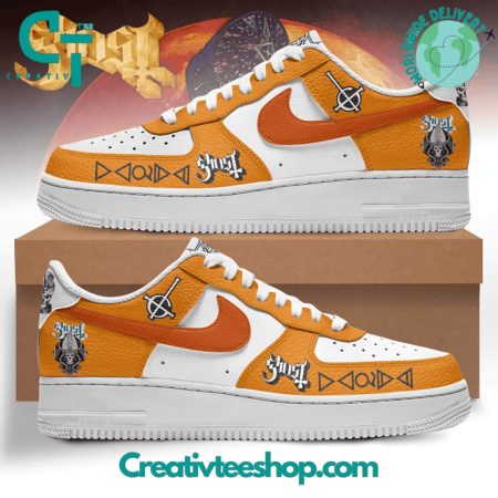 Ghost Band Orange  Air Low-Top Sneakers Shoes For Men And Women