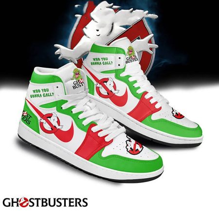 Ghostbusters Who You Gonna Call AJ1 High Sneakers Shoes For Men And Women