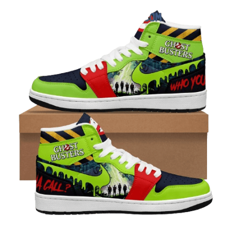 Ghostbusters Who You Gonna Call Save You AJ1 High Sneakers Shoes For Men And Women
