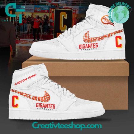 Gigantes de Carolinalogo  AJ1 High Sneakers Shoes For Men And Women