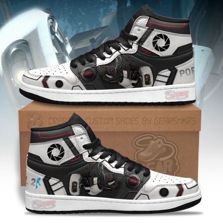 GLaDOS Portal AJ1 High Sneakers Shoes For Men And Women
