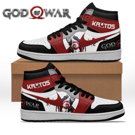 God Of War AJ1 High Sneakers Shoes For Men And Women