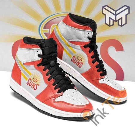 Gold Coast Suns AJ1 High Sneakers Shoes For Men And Women