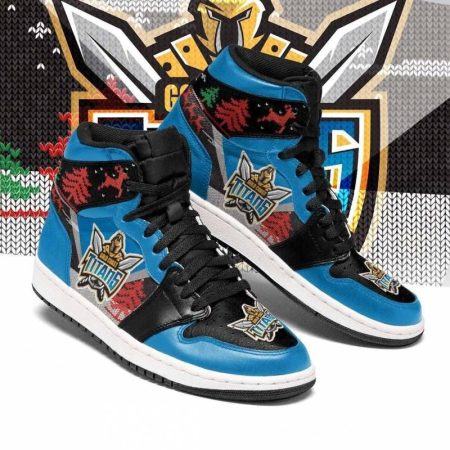 Gold Coast Titans NRL AJ1 High Sneakers Shoes For Men And Women