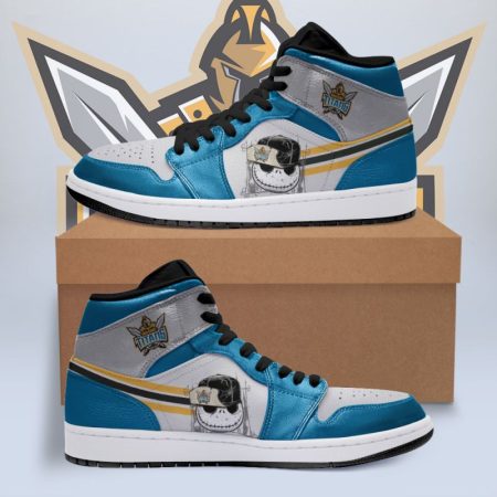 Gold Coast Titans NRL AJ1 High Sneakers Shoes For Men And Women
