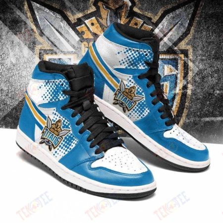Gold Coast Titans NRL AJ1 High Sneakers Shoes For Men And Women