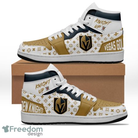 Golden Knights AJ1 High Sneakers Shoes For Men And Women