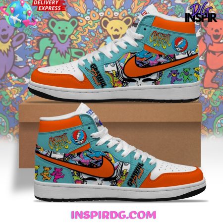 Grateful Dead AJ1 High Sneakers Shoes For Men And Women