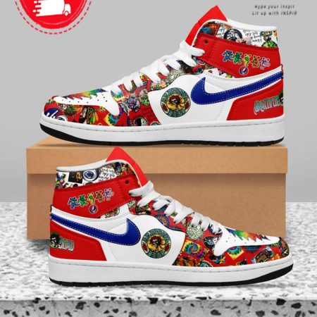 Grateful Dead AJ1 High Sneakers Shoes For Men And Women