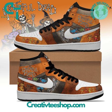 Grateful Dead  AJ1 High Sneakers Shoes For Men And Women