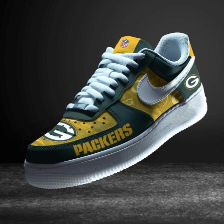 Green Bay Packers Air Low-Top Sneakers Shoes For Men And Women