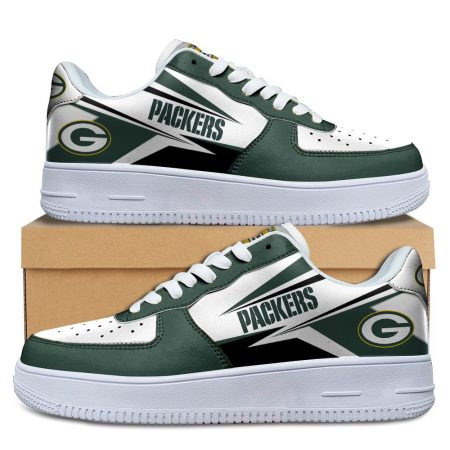Green Bay Packers Air Low-Top Sneakers Shoes For Men And Women