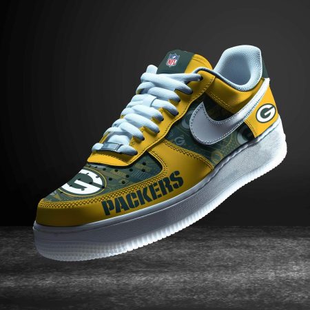 Green Bay Packers Air Low-Top Sneakers Shoes For Men And Women