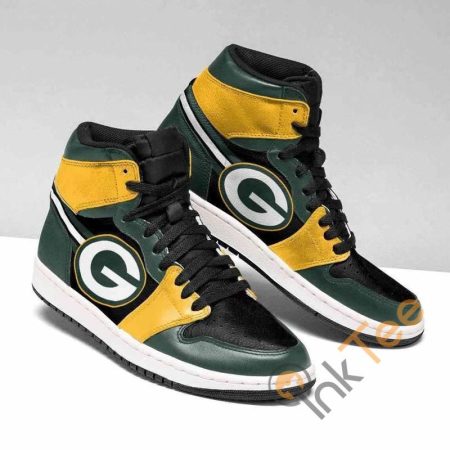 Green Bay Packers NFL AJ1 High Sneakers Shoes For Men And Women