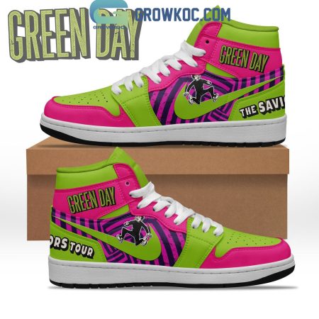 Green Day AJ1 High Sneakers Shoes For Men And Women