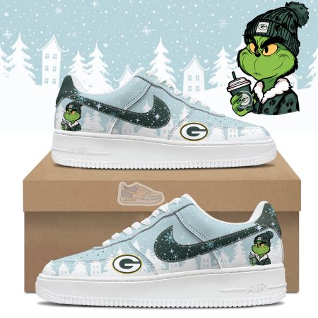 Greenbay Packer Football Grinchmas Air Low-Top Sneakers Shoes For Men And Women