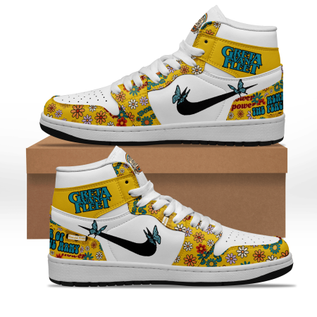 Greta Van Fleet AJ1 High Sneakers Shoes For Men And Women