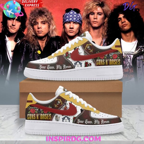 Guns Nâ€™ Roses Air Low-Top Sneakers Shoes For Men And Women
