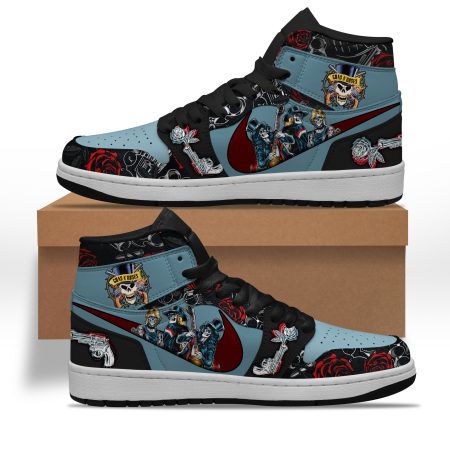 Guns N’ Roses AJ1 High Sneakers Shoes For Men And Women