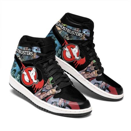 Halloween Ghostbusters AJ1 High Sneakers Shoes For Men And Women