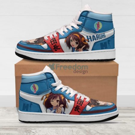 Haruhi Suzumiya AJ1 High Sneakers Shoes For Men And Women
