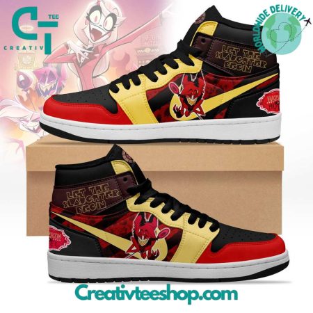 Hazbin Hotel  AJ1 High Sneakers Shoes For Men And Women
