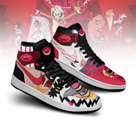 Hazbin Hotel AJ1 High Sneakers Shoes For Men And Women