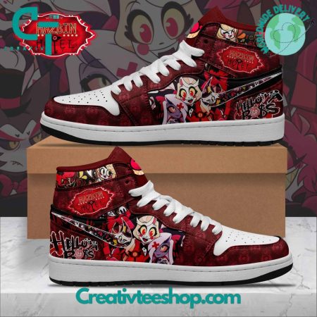 Hazbin Hotel  AJ1 High Sneakers Shoes For Men And Women