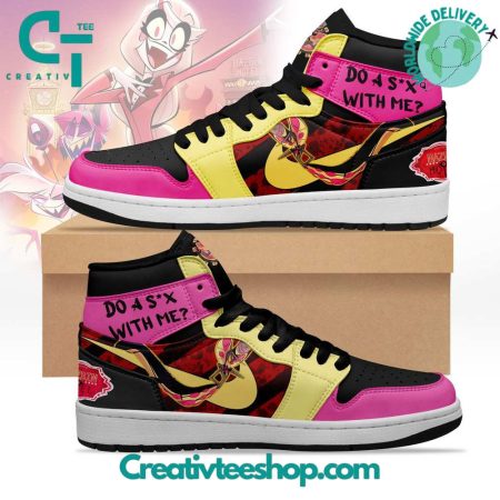Hazbin Hotel Do A Sx With Me  AJ1 High Sneakers Shoes For Men And Women