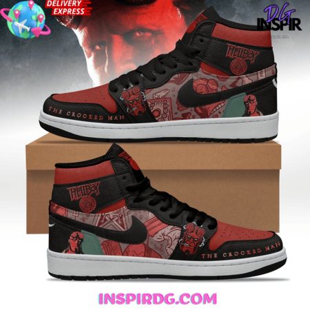 Hellboy AJ1 High Sneakers Shoes For Men And Women