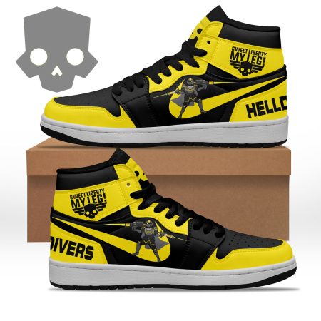 Helldivers AJ1 High Sneakers Shoes For Men And Women