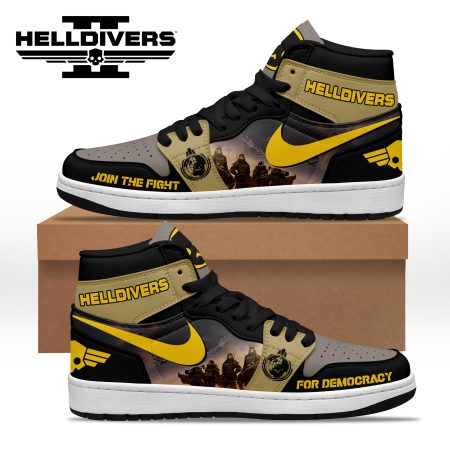 Helldivers AJ1 High Sneakers Shoes For Men And Women