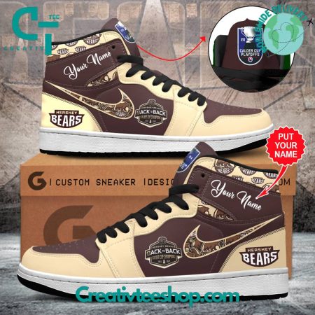 Hershey Bears  AJ1 High Sneakers Shoes For Men And Women