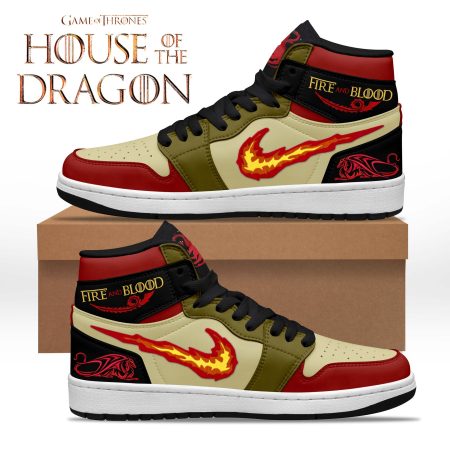 House of the Dragon AJ1 High Sneakers Shoes For Men And Women