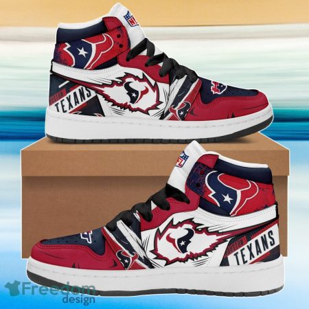 Houston Texans AJ1 High Sneakers Shoes For Men And Women