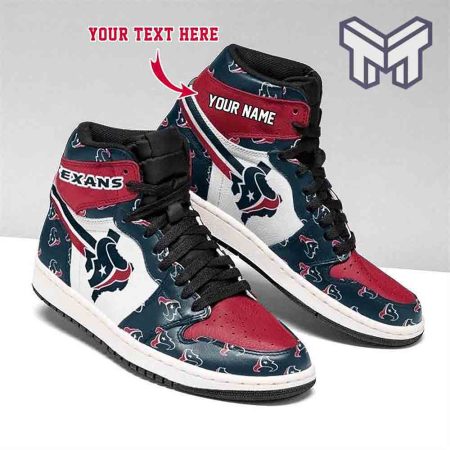Houston Texans AJ1 High Sneakers Shoes For Men And Women