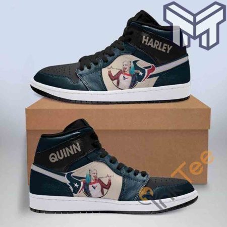 Houston Texans AJ1 High Sneakers Shoes For Men And Women