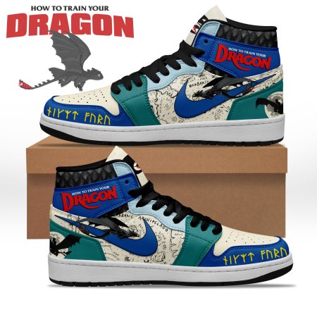 How to Train Your Dragon AJ1 High Sneakers Shoes For Men And Women
