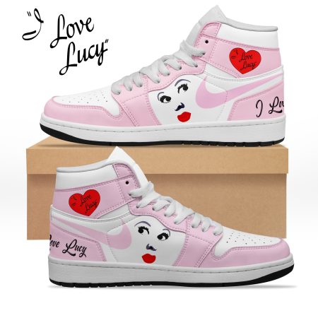 I Love Lucy AJ1 High Sneakers Shoes For Men And Women