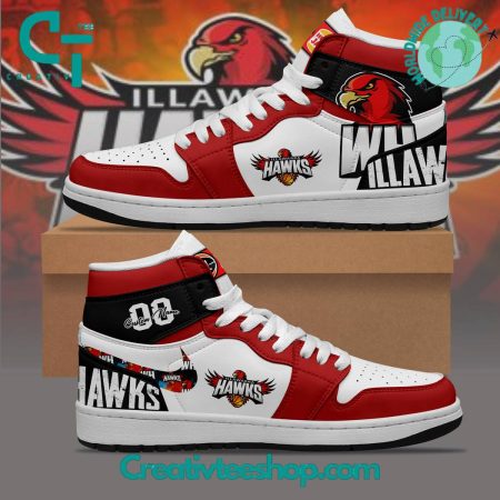 Illawarra Hawks  AJ1 High Sneakers Shoes For Men And Women
