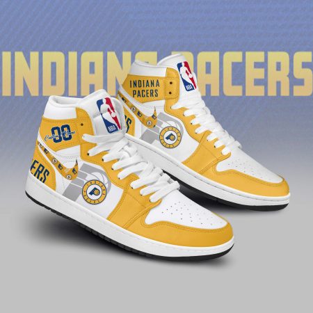Indiana Pacers AJ1 High Sneakers Shoes For Men And Women