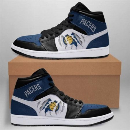 Indiana Pacers NBA AJ1 High Sneakers Shoes For Men And Women