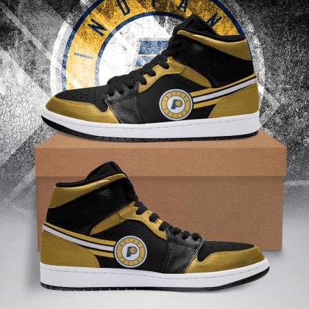 Indiana Pacers NBA AJ1 High Sneakers Shoes For Men And Women