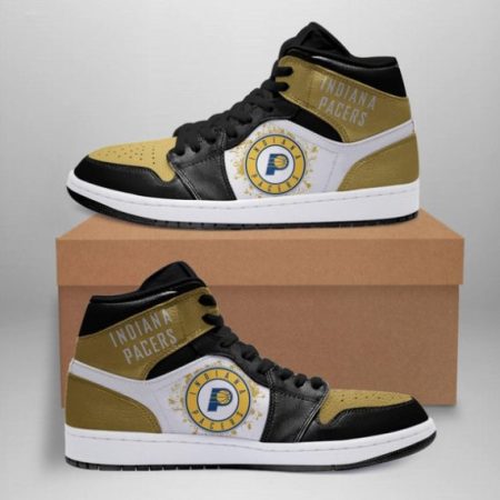 Indiana Pacers NBA AJ1 High Sneakers Shoes For Men And Women