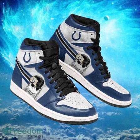 Indianapolis Colts AJ1 High Sneakers Shoes For Men And Women