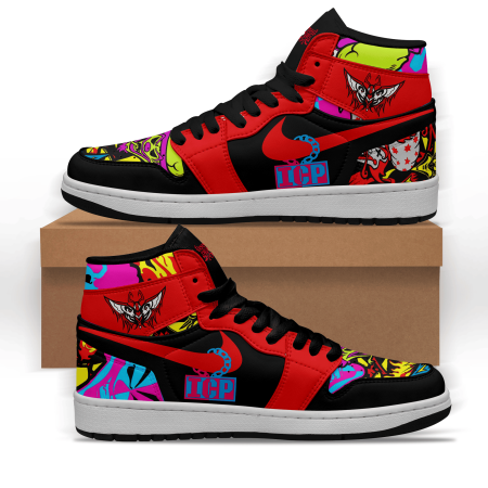 Insane Clown Posse AJ1 High Sneakers Shoes For Men And Women
