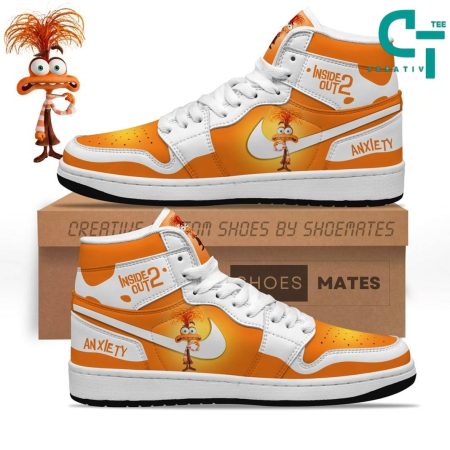 Inside Out 2 Anxiety  AJ1 High Sneakers Shoes For Men And Women